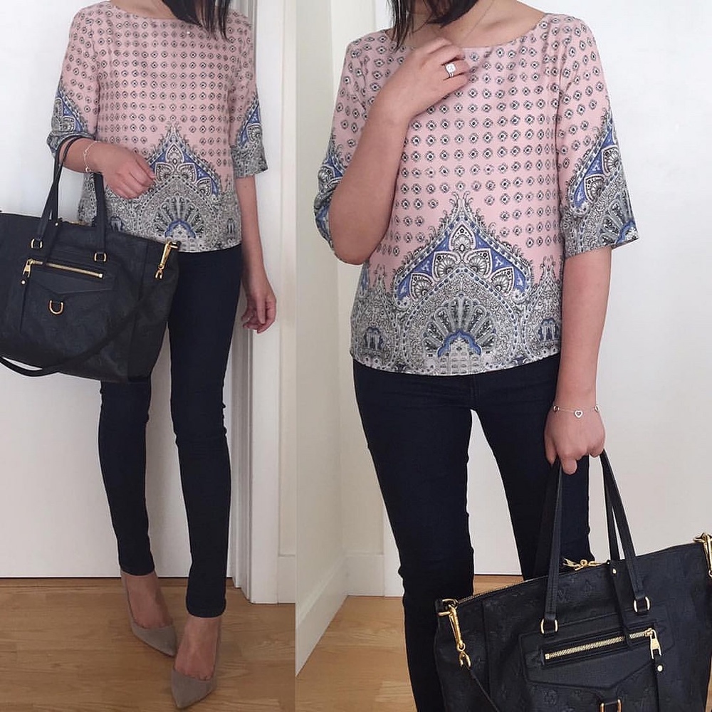 NWT Ann Taylor Paisley Top